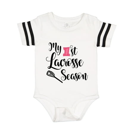 

Inktastic My 1st Lacrosse Season Gift Baby Girl Bodysuit