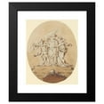 thumbnail image 2 of André Lebrun 15x18 Black Modern Framed Museum Art Print Titled - Allegorical Design for a Tomb, 2 of 5