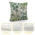 thumbnail image 4 of Qinduosi  Eucalyptus Leaves Throw Pillow Covers, Inch Seasonal Spring Summer Motto Green Cushion Case for Sofa Couch Set of, 4 of 5