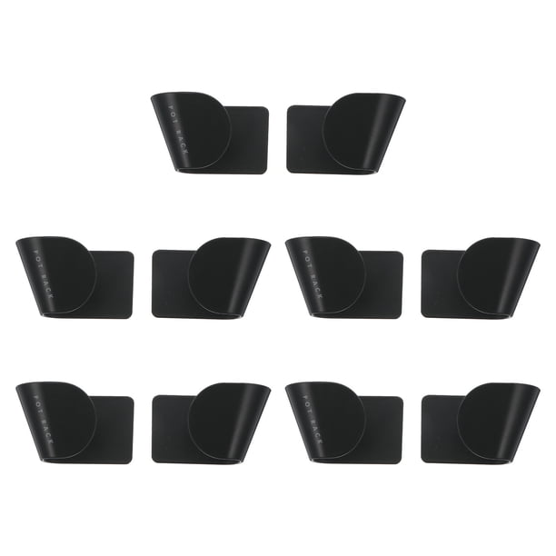 EeaseMX 5 pares de soportes para tapas de ollas de pared (verde oscuro)