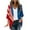 AK-Multicolor#cardigans for women trendy, variant on Womens Plus Size Shawl with Sleeves 4th of July American Flag Print Kimonos Cardigan Casual 3/4 Sleeve Cover Up Chiffon Cardigans Summer Tops Multicolor XXXL Prime Sales