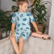 thumbnail image 4 of Balery Turtle Conjunto de Pijama Infantil de Manga Corta con Estampado – Ropa de Dormir de Algodón Suave-Small, 4 of 6