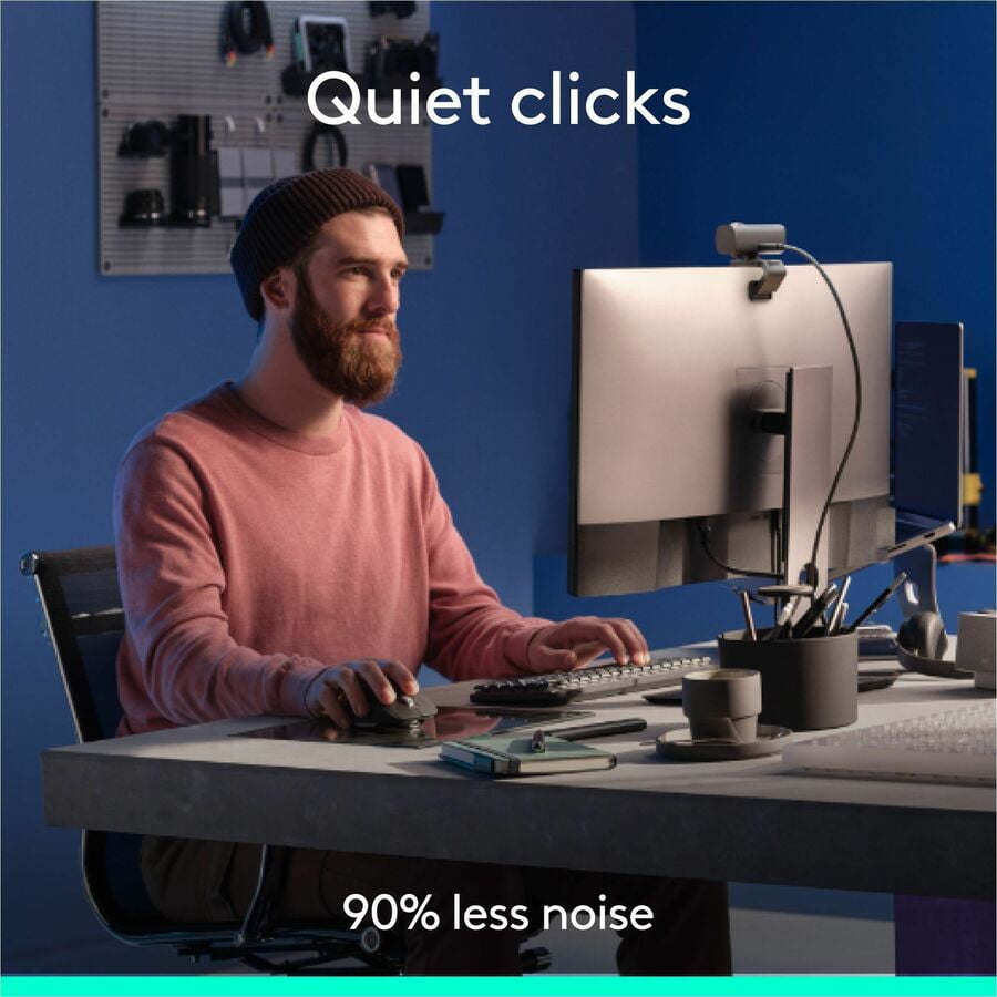 Logitech MX Master 3S - Performance Wireless Mouse with Ultra-fast Scrolling, Ergo, 8K DPI, Track on Glass, Quiet Clicks, Bluetooth, Windows, Linux, Chrome, Black