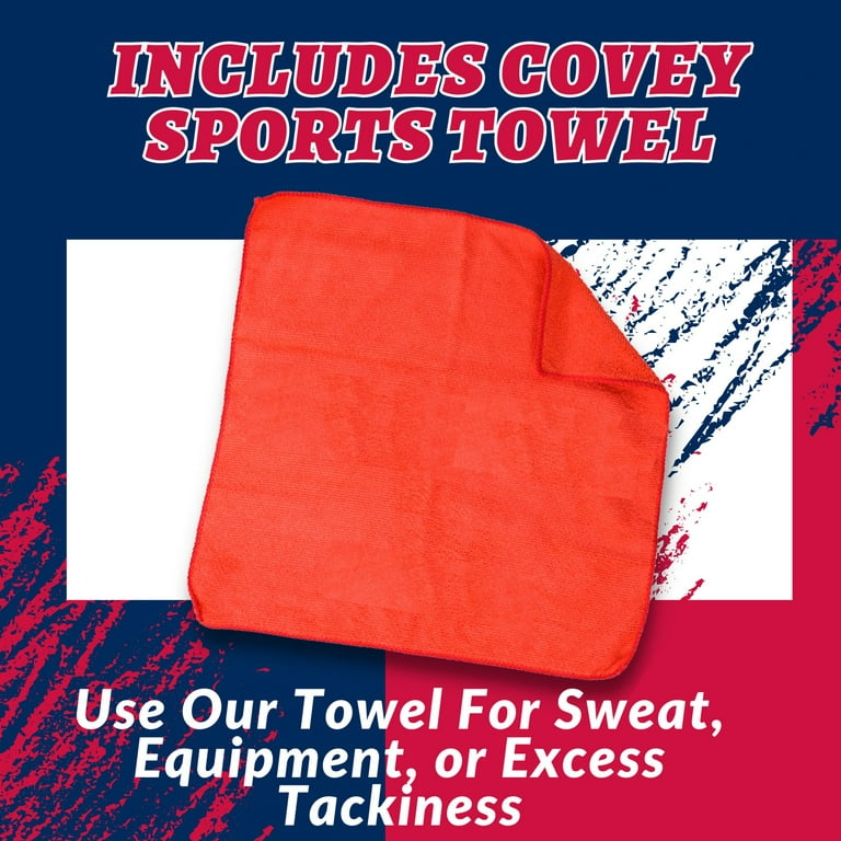 Gorilla Gold Tacky Towel Grip Enhancer With Covey Sports Cloth Multi-Packs