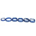thumbnail image 3 of Audio Knob Ring Climate Control Knob Ring 6PCS AC Audio Headlight Button Covers Blue Short Type Replacement For   4-Wheel Drive Trailer 2018-2020, 3 of 8