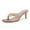 champagne, variant on Women's Kitten Heel Flip Flops Slip On Thong Slide Sandals Comfortable Summer Beach Shoes