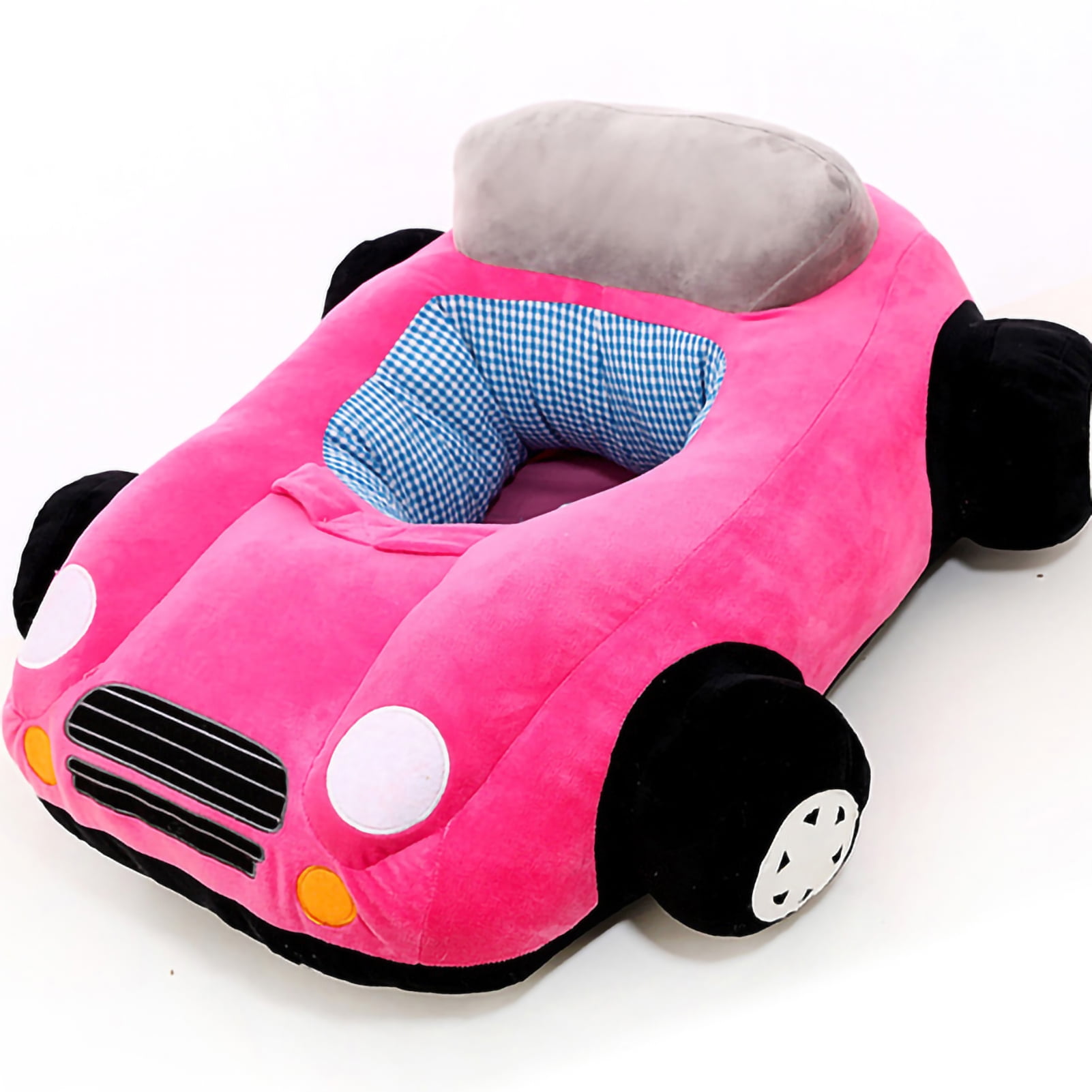 Ymiko Car Sofa Toys Baby Car Playing Center Toy Cartoon Car Cloth Chair Infants Soft Cars Baby Stuffed Car Toy Cartoon Car Cloth Chair Soft Colorful C