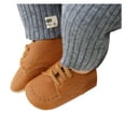 thumbnail image 3 of YYYTop Kids Shoes, Infant Baby Boys Sneakers Soft Non-Slip Soft Sole Walker Outdoor Crib Shoes Girls Sneakers Size 1 Walking Shoes for Infants 6-12 Months Brown Under $10, 3 of 9