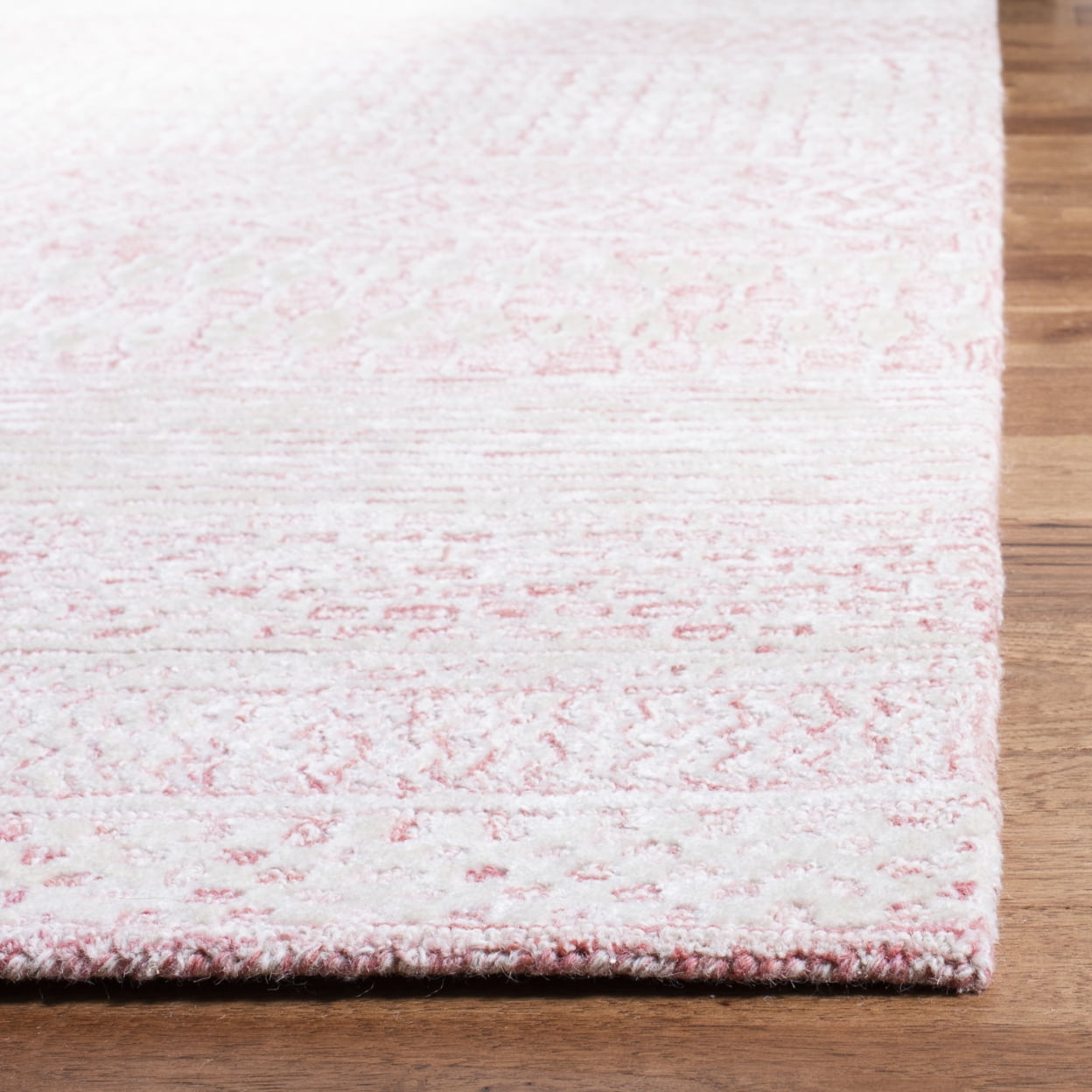 SAFAVIEH Glamour Andreas Geometric Area Rug, Light Pink/Ivory, 8' x 10'