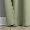 thumbnail image 3 of No. 918 Landon Textured Semi-Sheer Grommet Curtain Panel, 40"W X 84"L, Sage Green, 3 of 7