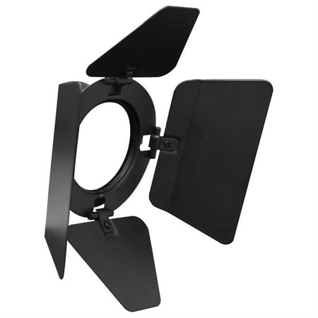 Odyssey LSPAR30BDB Par 30 Lighting Fixture Aluminum Barn Door Accessory - Black
