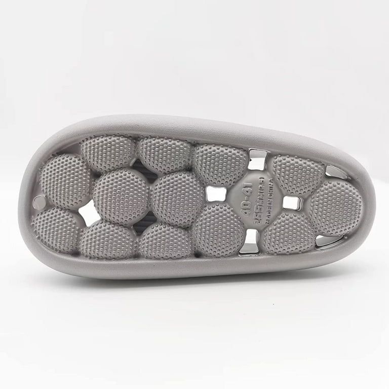 Bubble Massage Slides for Women Men, Soft Cloud House