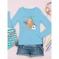 thumbnail image 3 of Halloween Sloth W Little Ghost Long Sleeve Toddler -Image by Shutterstock,  4 Toddler, 3 of 4