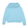 thumbnail image 6 of UrbanFashion Women’s Elegant Cowl Collar Knit Sweater Casual Stylish Pullover Top, 6 of 7