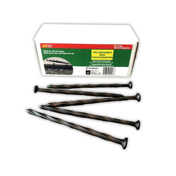 Pro Anchoring Spikes - 8'' Professional Grade (60 Pack)