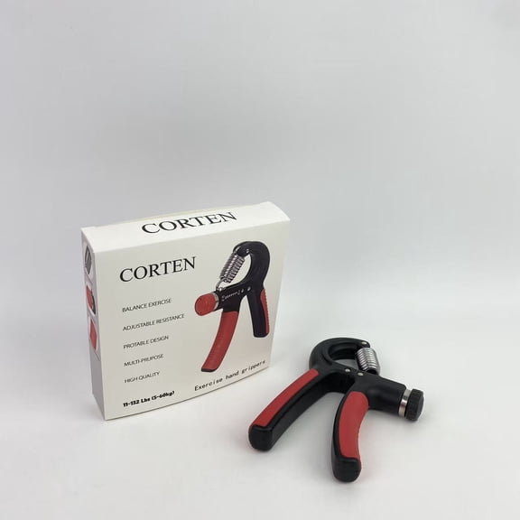 CORTEN Exercise hand grippers,Grip Strength Trainer, Hand Grip Strengthener, Adjustable Resistance 22-132Lbs (10-60kg), Forearm Strengthener, Perfect for Musicians Athletes and Hand Injury Recovery