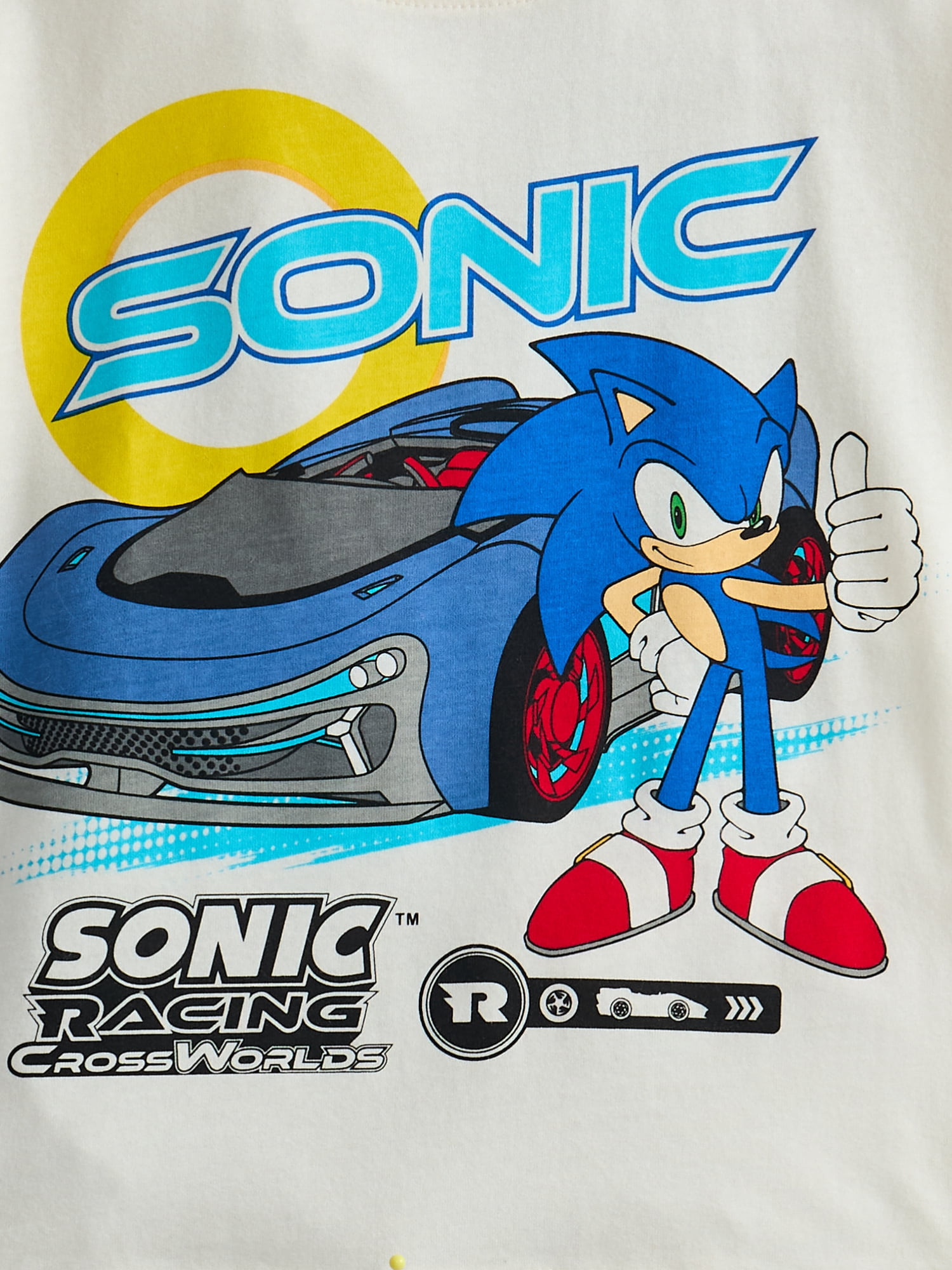 Sonic the Hedgehog Toddlers' Graphic Tee with Short Sleeves, Sizes 12M-5T