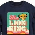 thumbnail image 3 of The Lion King - Retro Styled - Simba - Toddler & Youth Crewneck Fleece Sweatshirt, 3 of 5