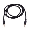 thumbnail image 2 of Cable auxiliar de audio estéreo de 3,5 mm (macho a macho), 1 m, para teléfono y coche, color negro, 2 of 8
