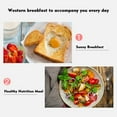 thumbnail image 3 of Bread Toaster Electric Bread Baking Machine Sandwich Toaster 2 Slices Breakfast Sandwich Heating Kitchen Toast, 3 of 8