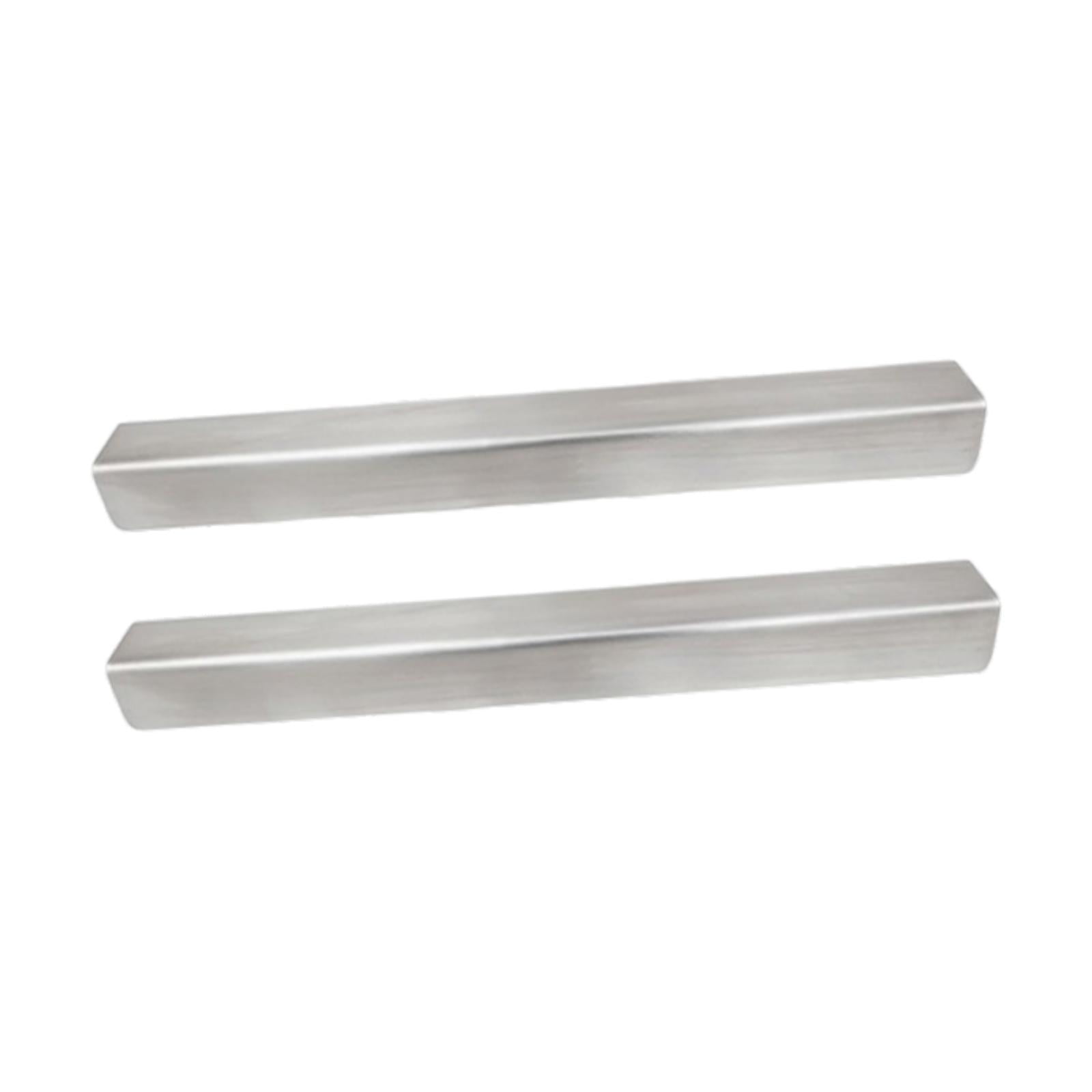 2 Set Cabinet Edge Protectors Door Guard Stainless Steel Scratch Resistant for Office Baby Proofing Bedroom Furniture
