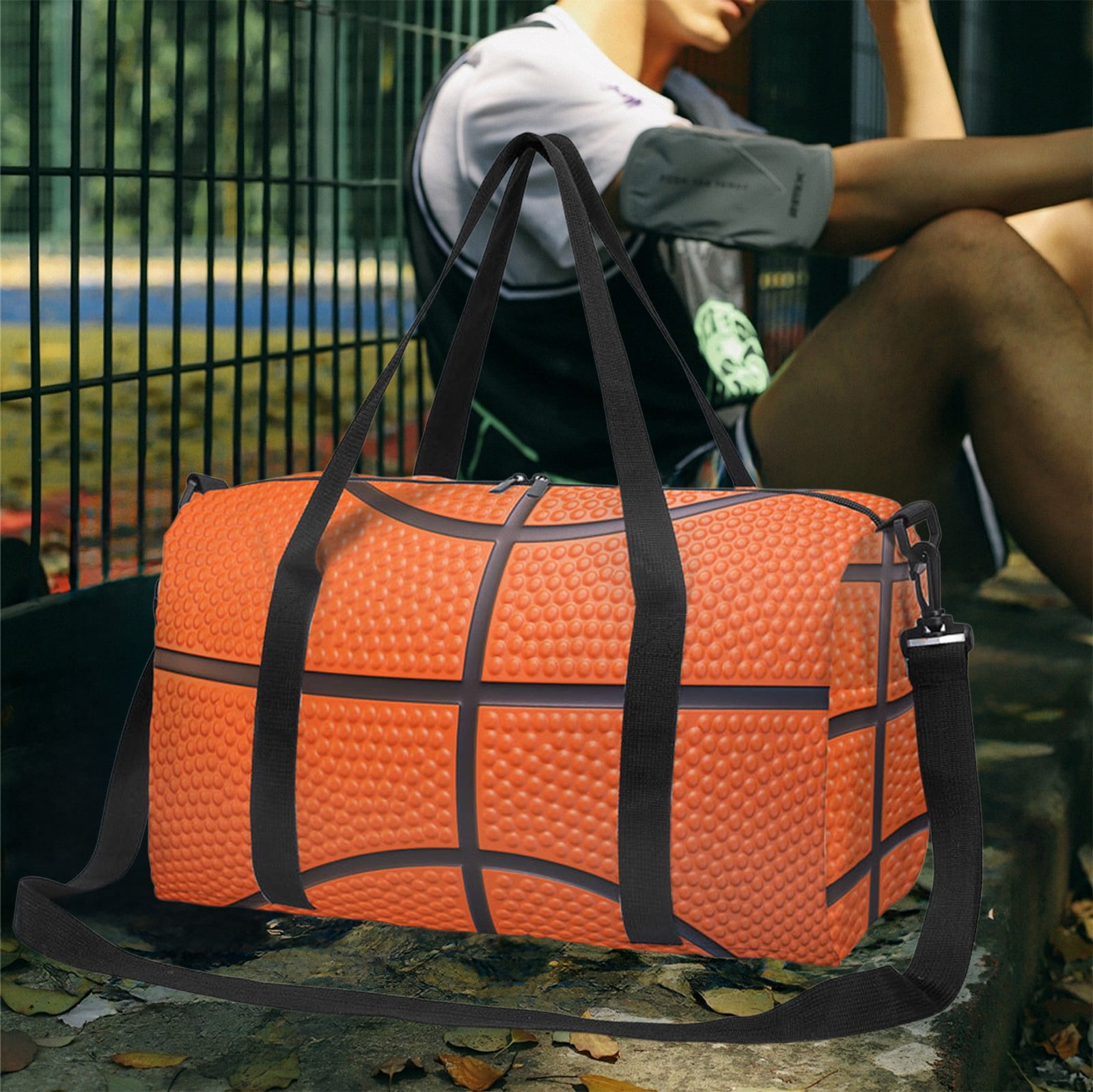 ToyKingdee Baseball Funny Foldable Duffle Bag For Women - Workout Bag For Gym Men - Boy Gym Bag - Girls Small Weekender Duffel Bag - Packable Luggage Bag For Travel Sports