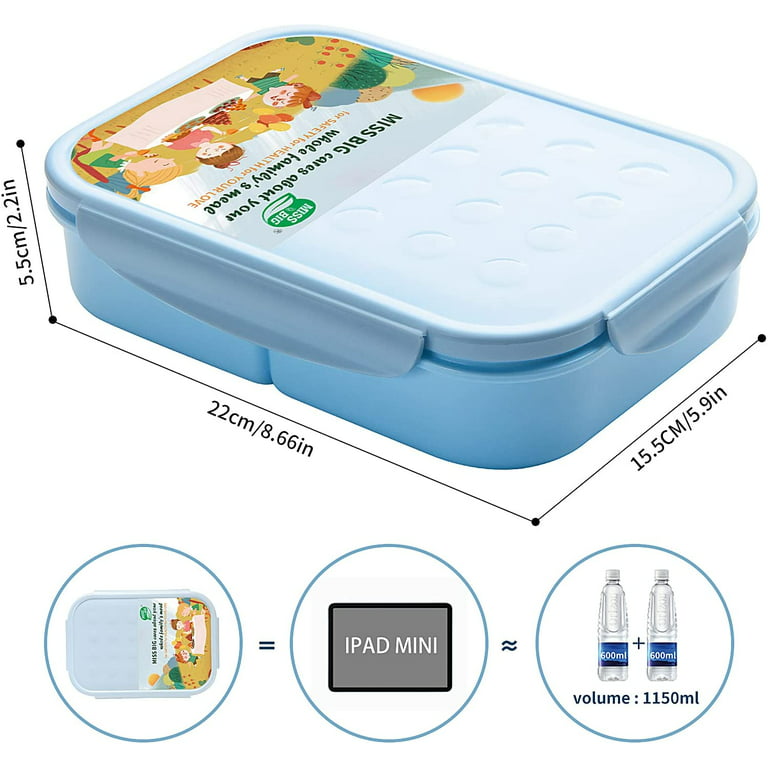 1pc Bento Box, Lunch Box Kids, Mom’s Choice Kids Lunch Box, Bento Box for  Kids, Microwave and Dishwasher Safe Lunch Box