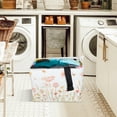 thumbnail image 7 of Laundry Basket, Laundry Hamper, Collapsible Laundry Baskets, Dirty Clothes Hamper, Waterproof with Foam Protected Aluminum Handles for College Dorm, Family (Dandelions), 7 of 7