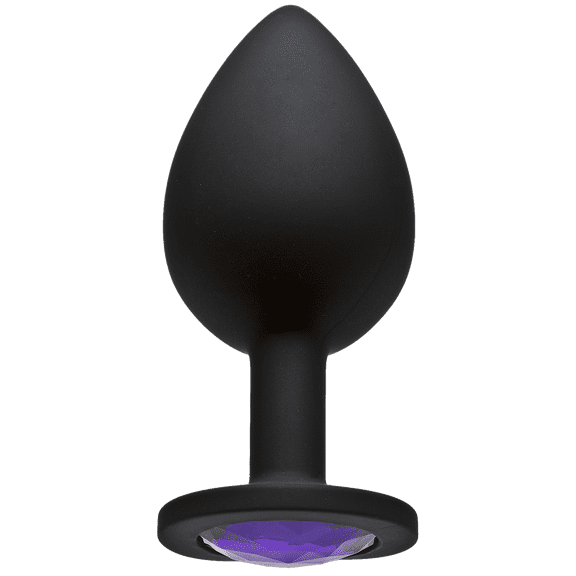 B-Vibe Snug Plug 1 Weighted Silicone Anal Plug Violet