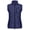 Navy, variant on Women's Lightweight Packable Puffer VestWarm Quilted Windproof Sleeveless Jacket with 5 Zipper Pocketsfor Golf Hiking Travel Casual Wear Black XS