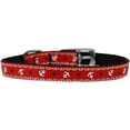 thumbnail image 2 of Mirage Pet 126-016 38RD16 Anchors Nylon Dog Collar with Classic Buckle 0.37 in., Red - Size 16, 2 of 2