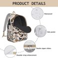 thumbnail image 5 of Aesthetic Butterfly and Flowers Pattern Vintage Backpack – Durable Oxford Material Travel Backpack with Large Capacity and Anti-theft Multifunctional Features for Students, Travelers, and Women, 5 of 5