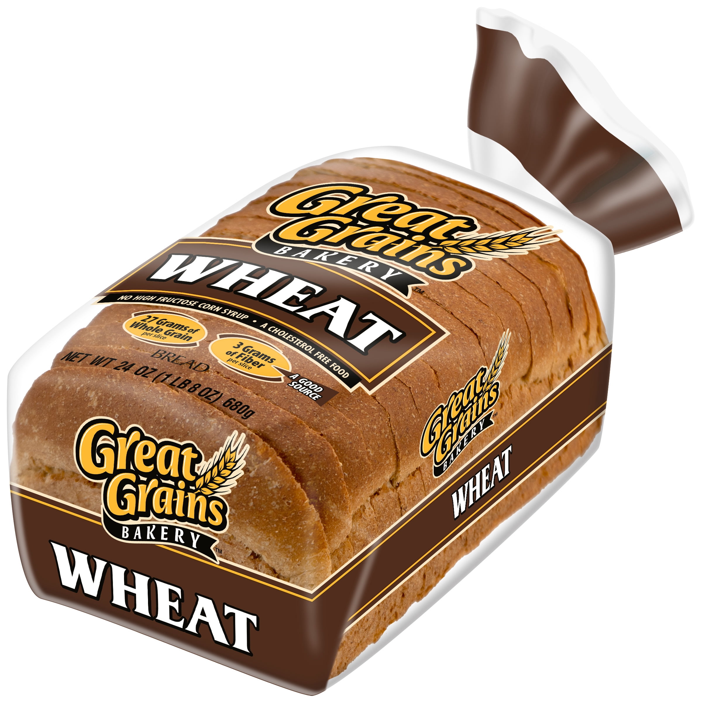 Great Grains Bakery 100% Whole Wheat Bread, 24 oz