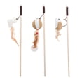 thumbnail image 2 of Minkissy 3Pack Cat Toys Stick Assorted Color for Cat Owners, 2 of 3