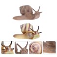 thumbnail image 4 of 2 piezas de adorno de caracol artificial Mini modelo de caracol de jardín decoración de paisaje micro, 4 of 5