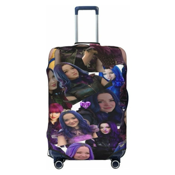 Descendants Luggage Cover Elastic Washable Stretch Double-sided Suitcase Protector Anti-Scratch Travel Suitcase Cover for Kids and Adult