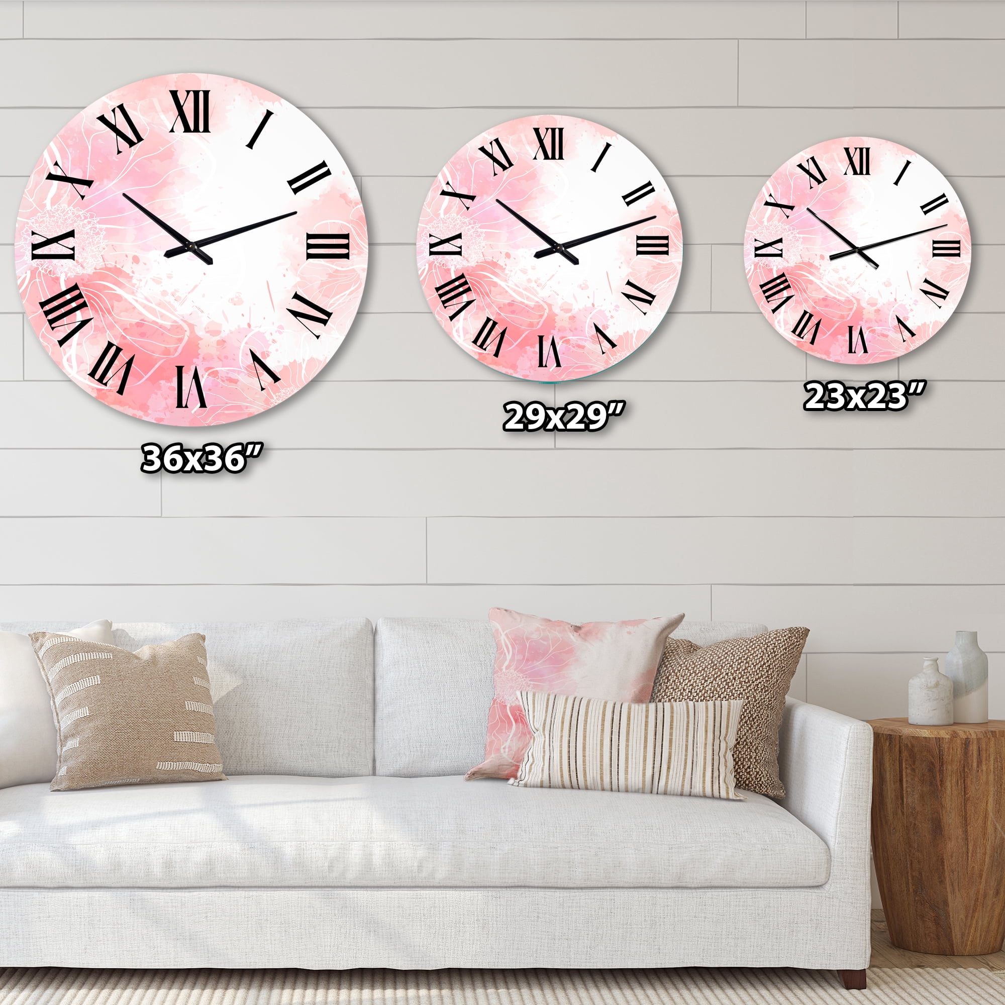 Designart 1 in Quartz Modern/Contemporary Wall Clock