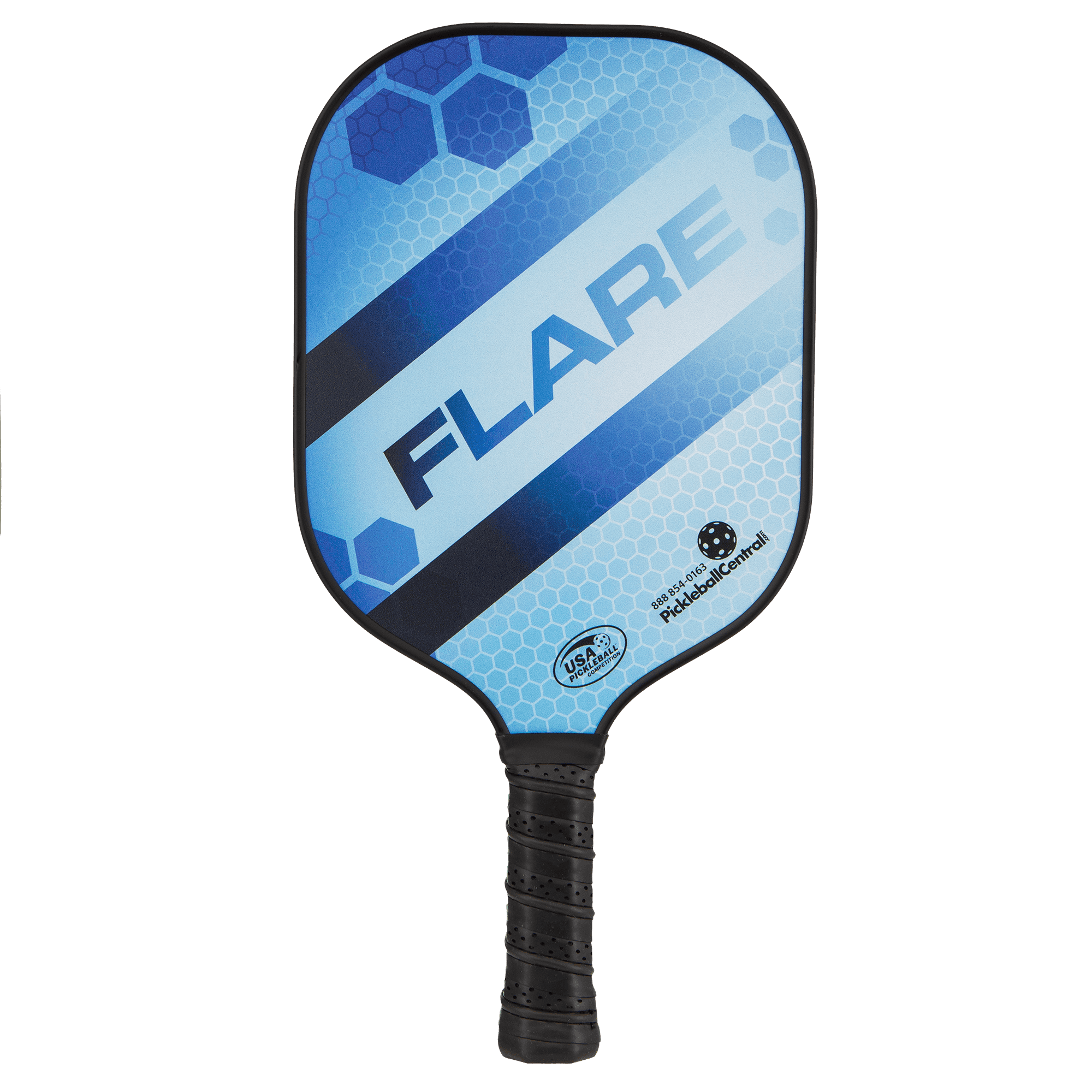 PIckleballCentral Rally Flare Graphite Pickleball Paddle 2 Player Pack Graphite Hybrid Composite Face 7oz Red/Blue