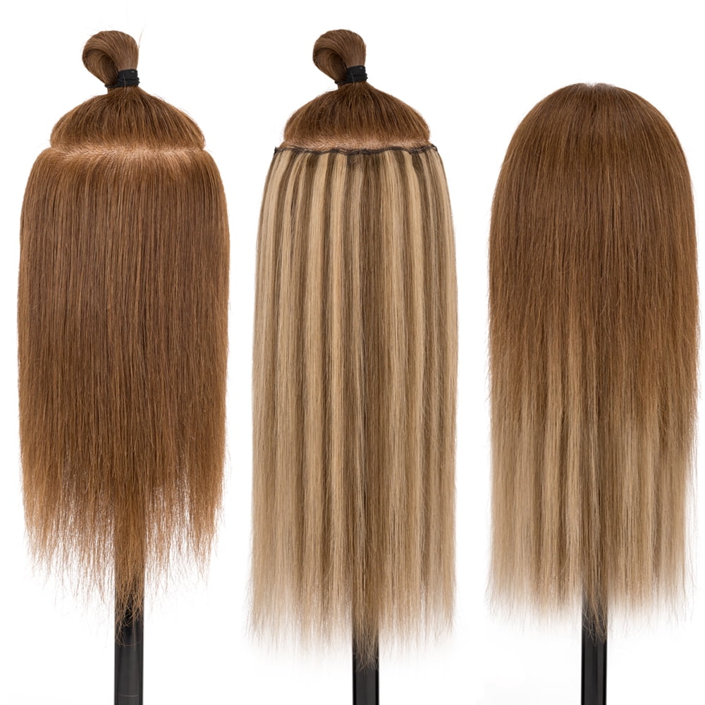 Benehair 6Pcs Pink Clip in Human Hair Extensions for Women, Straight Colored Hair Pieces with Secure Clips & Invisible Lace Weft, Real Human Hair Highlights for Daily Party Cosplay