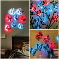thumbnail image 6 of 12pcs 3D Butterfly Wall Stickers LED Lights, EEEkit Colorful Removable Luminous Decals, 6 of 6