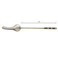 thumbnail image 2 of Front Mount Toilet Tank Lever Handle with Adjustable Bendable Arm, Satin Nickel, 2 of 10