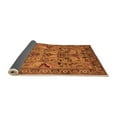 thumbnail image 2 of Ahgly Company Indoor Round Oriental Orange Traditional Area Rugs, 7' Round, 2 of 4