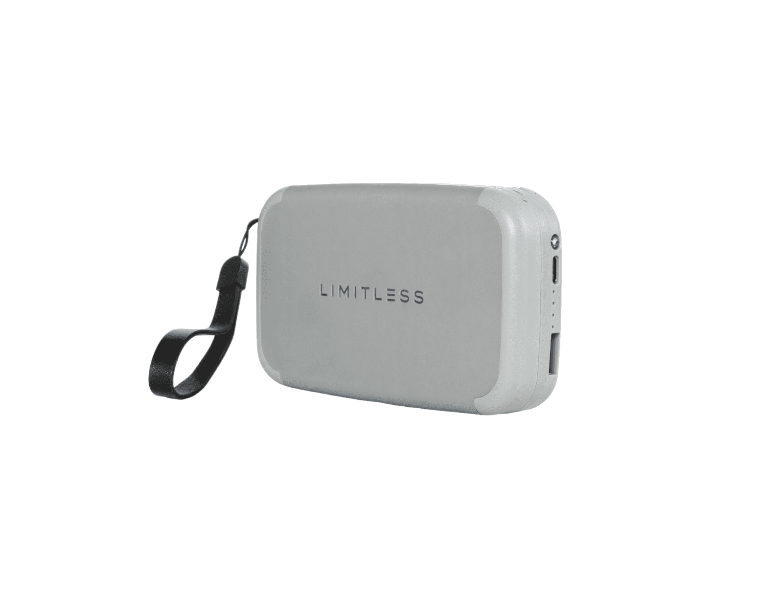 RFID Blocking Wallet & Power Bank With Built-In Charging Cable & Interchangeable Adapters (Charcoal)
