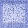 thumbnail image 1 of Ahgly Company Indoor Square Persian Blue Traditional Area Rugs, 8' Square, 1 of 4