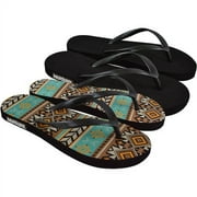 MUK LUKS Flat Flip Flops 2 Pair Packs