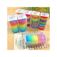thumbnail image 2 of DIY Rainbow Tape Paper Sticky Adhesive Tape Scrapbook Decor Craft Tool 10pcs, 2 of 3