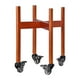 thumbnail image 1 of Soporte móvil para plantas con ruedas, soporte decorativo de madera para interior Marrón, 1 of 9