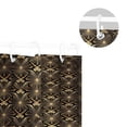 thumbnail image 5 of Yayeee Shower Curtain with Hooks 72"x72" Waterproof Fabric Bathroom Hanging Decor, Black Floral Pattern, 5 of 5