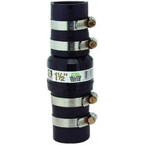 Drainage Industries Sump Pump Check Valve 2260/150DRS - Durable, Rubber Couplings - 1-1/2 In.