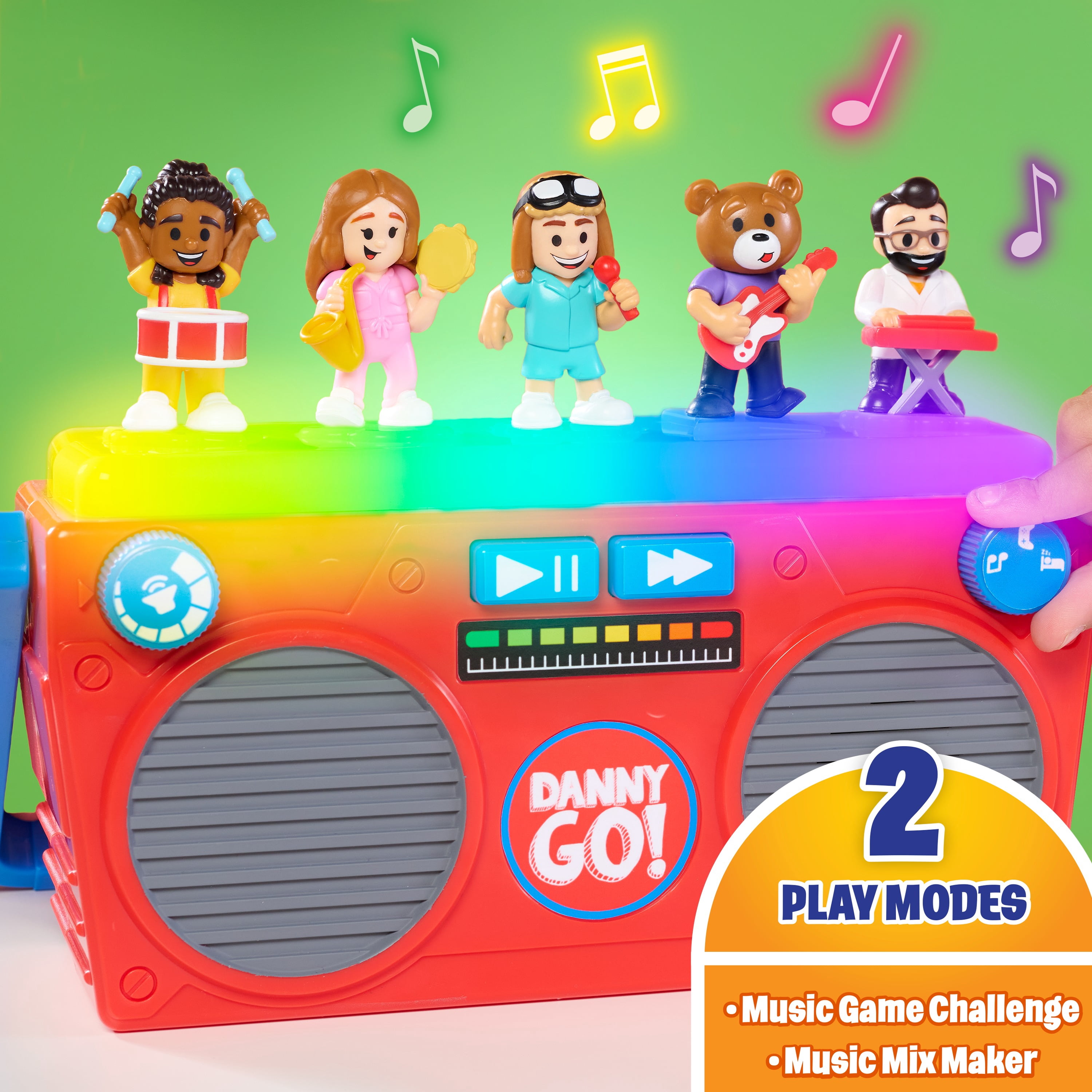 Danny Go! Music Mix-Up Boombox - Interactive Sound Toy for Preschool and Elementary School Kids Inspired by Danny Go! Show